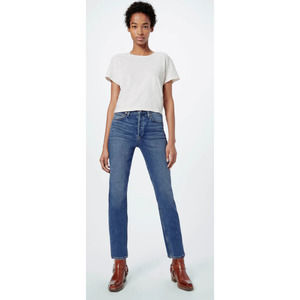 NWT Re/Done 90's High Rise Ankle Crop Jean